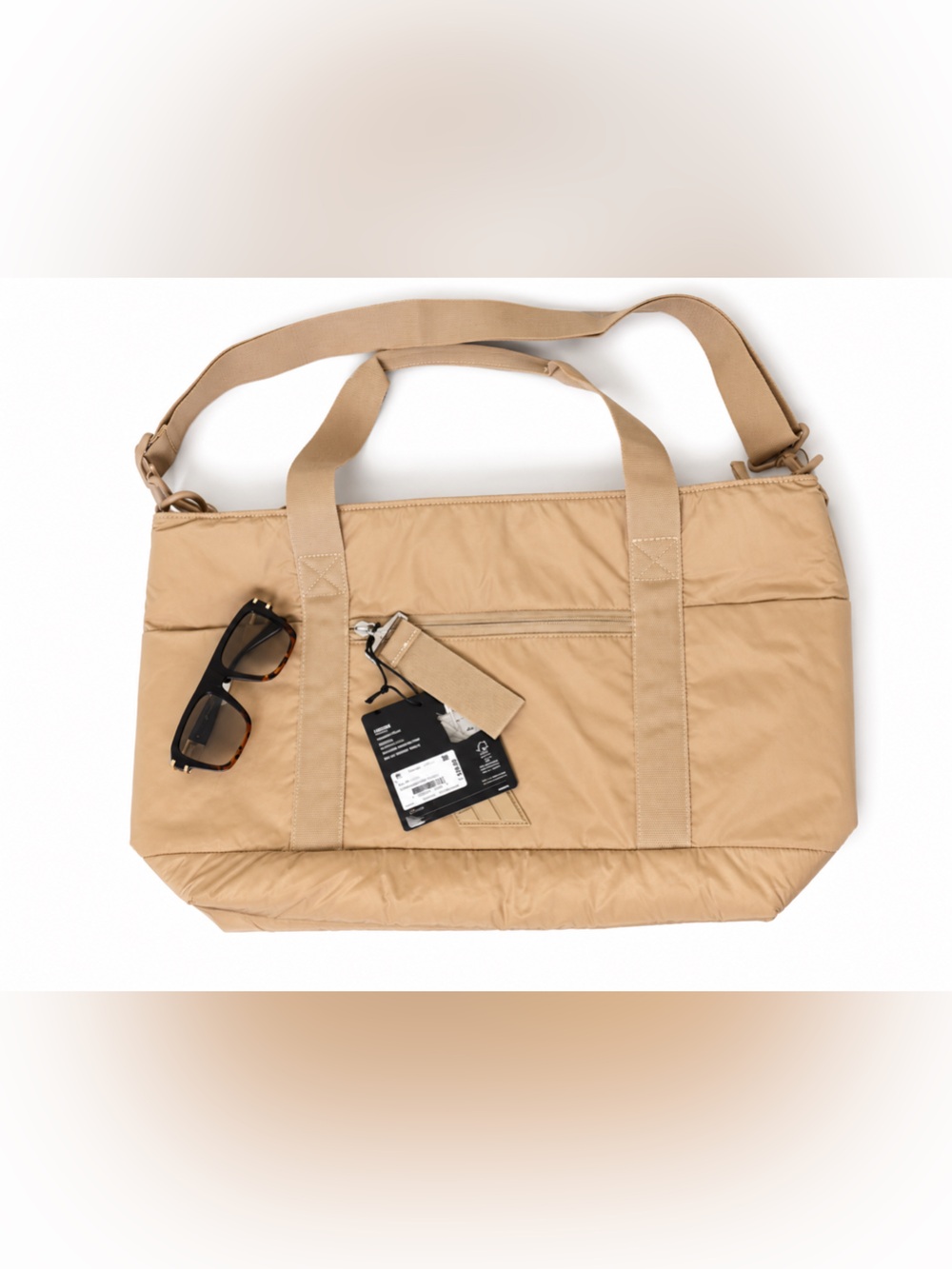 Adidas All Me 3 Tote Bag Warm Sandstone Travel Carry-On Crossbody - Picture 4 of 8